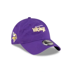 Caps* Minnesota Vikings Washed Script 9TWENTY Adjustable Hat - KTGCaps - Baseball caps for various teams, purchased online at a discount