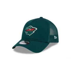 Caps* Minnesota Wild 9FORTY AFrame Trucker Hat - KTGCaps - Baseball caps for various teams, purchased online at a discount