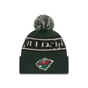 Caps* Minnesota Wild Retro Pom Knit Hat - KTGCaps - Baseball caps for various teams, purchased online at a discount