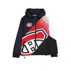 Caps* Montreal Canadiens Sport Classics Color Block Windbreaker - KTGCaps - Baseball caps for various teams, purchased online at a discount