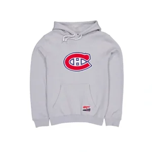 Caps* Montreal Canadiens Throwback Gray Hoodie - KTGCaps - Baseball caps for various teams, purchased online at a discount
