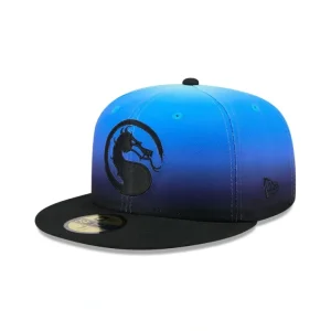 Caps* Mortal Kombat Klassic Blue 59FIFTY Fitted Hat - KTGCaps - Baseball caps for various teams, purchased online at a discount