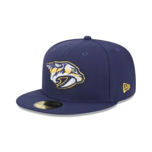 Online Nashville Predators Team 59FIFTY Fitted Hat - KTGCaps - Baseball caps for various teams, purchased online at a discount