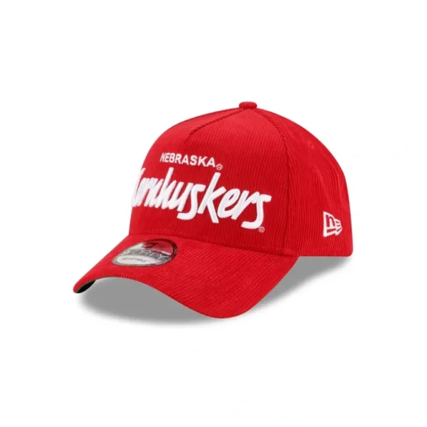 Best Sale Nebraska Cornhuskers Collegiate Corduroy 9FORTY AFrame Snapback Hat - KTGCaps - Baseball caps for various teams, purchased online at a discount