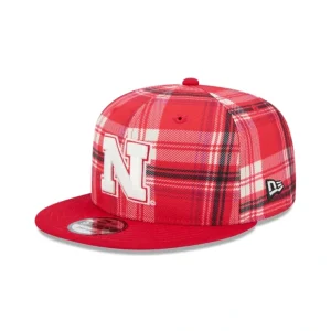 Caps* Nebraska Cornhuskers Plaid 9FIFTY Snapback Hat - KTGCaps - Baseball caps for various teams, purchased online at a discount