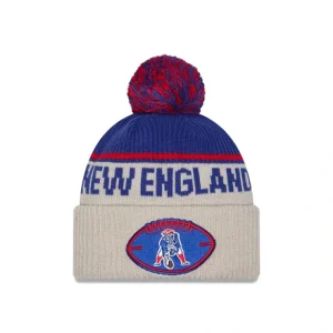 Caps* New England Patriots 2024 Cold Weather Historic Pom Knit Hat - KTGCaps - Baseball caps for various teams, purchased online at a discount