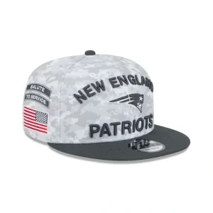 Caps* New England Patriots 2024 Salute to Service 9FIFTY Snapback Hat - KTGCaps - Baseball caps for various teams, purchased online at a discount