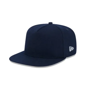 Sale New Era Cap Navy Melton Wool 59FIFTY AFrame Fitted Hat - KTGCaps - Baseball caps for various teams, purchased online at a discount