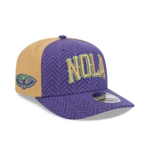 Hot New Orleans Pelicans 2024 City Edition 9SEVENTY StretchSnap Hat - KTGCaps - Baseball caps for various teams, purchased online at a discount