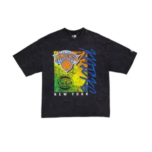 Sale New York Knicks Sport Classics Boxy Black TShirt - KTGCaps - Baseball caps for various teams, purchased online at a discount