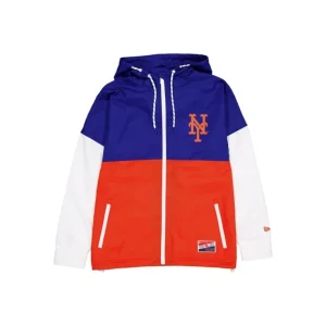 New New York Mets Throwback Windbreaker - KTGCaps - Baseball caps for various teams, purchased online at a discount