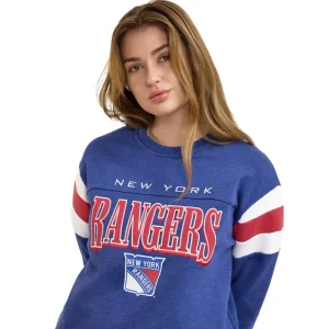 Online New York Rangers Throwback Womens Crewneck - KTGCaps - Baseball caps for various teams, purchased online at a discount