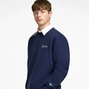 Online New York Yankees Big Apple Dress Blues Crewneck - KTGCaps - Baseball caps for various teams, purchased online at a discount