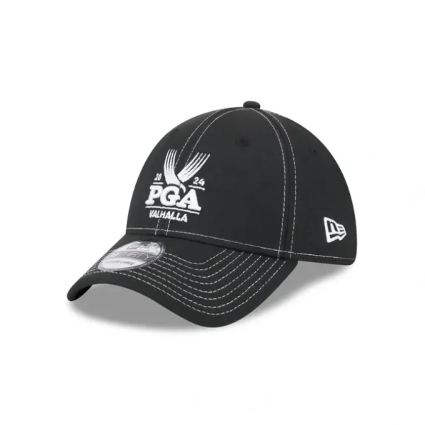 Store 2024 PGA Championship Valhalla Black 39THIRTY Stretch Fit Hat - KTGCaps - Baseball caps for various teams, purchased online at a discount