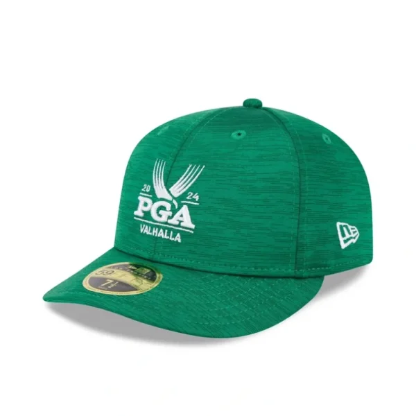 New 2024 PGA Championship Valhalla Green Low Profile 59FIFTY Fitted Hat - KTGCaps - Baseball caps for various teams, purchased online at a discount