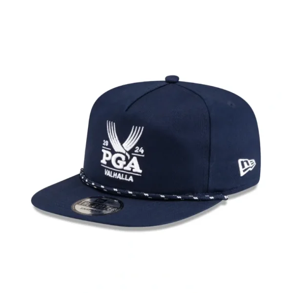 Sale 2024 PGA Championship Valhalla Navy Golfer Hat Snapback Hat - KTGCaps - Baseball caps for various teams, purchased online at a discount