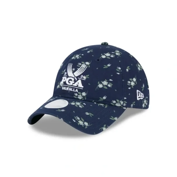 Fashion 2024 PGA Championship Valhalla Womens Floral 9TWENTY Adjustable Hat - KTGCaps - Baseball caps for various teams, purchased online at a discount