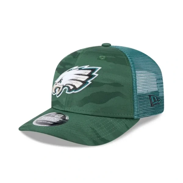 Shop Philadelphia Eagles Camo 9SEVENTY Trucker StretchSnap Hat - KTGCaps - Baseball caps for various teams, purchased online at a discount