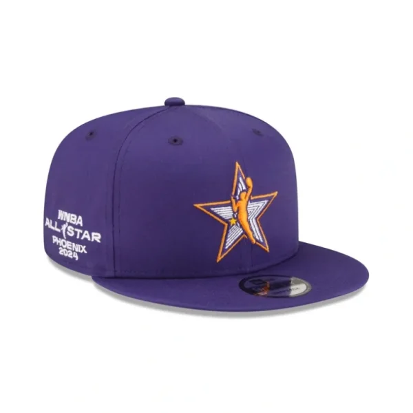 Outlet 2024 WNBA AllStar Game Purple 9FIFTY Snapback Hat - KTGCaps - Baseball caps for various teams, purchased online at a discount