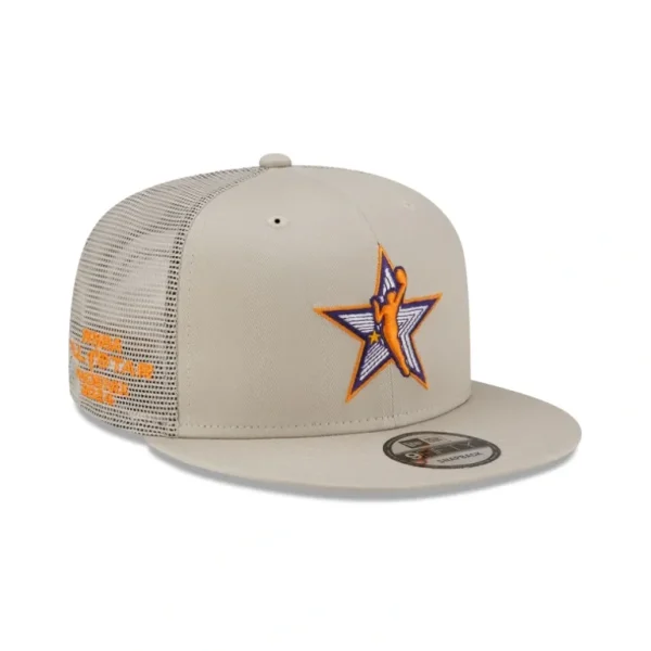 Hot 2024 WNBA AllStar Game White 9FIFTY Trucker Hat - KTGCaps - Baseball caps for various teams, purchased online at a discount
