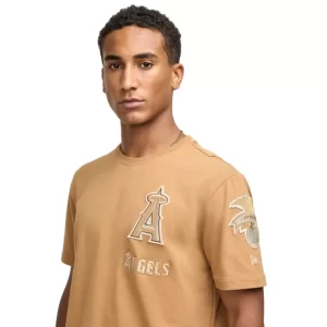 Caps* Los Angeles Angels Light Bronze Logo Select TShirt - KTGCaps - Baseball caps for various teams, purchased online at a discount