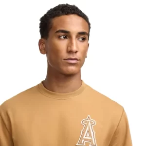 Caps* Los Angeles Angels Light Bronze Logo Select Crewneck - KTGCaps - Baseball caps for various teams, purchased online at a discount