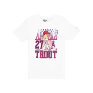 Caps* Los Angeles Angels Mike Trout Caricature TShirt - KTGCaps - Baseball caps for various teams, purchased online at a discount