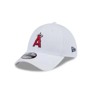 Caps* Los Angeles Angels Optic White 39THIRTY Stretch Fit Hat - KTGCaps - Baseball caps for various teams, purchased online at a discount