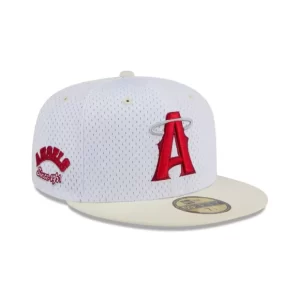 Caps* Los Angeles Angels Throwback Mesh 59FIFTY Fitted Hat - KTGCaps - Baseball caps for various teams, purchased online at a discount