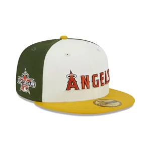 Caps* Los Angeles Angels Two Tone Honey 59FIFTY Fitted Hat - KTGCaps - Baseball caps for various teams, purchased online at a discount
