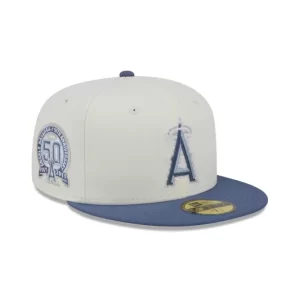 Caps* Los Angeles Angels Wavy Chainstitch 59FIFTY Fitted Hat - KTGCaps - Baseball caps for various teams, purchased online at a discount