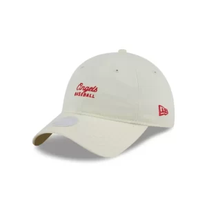 Caps* Los Angeles Angels Womens Throwback White 9TWENTY Adjustable Hat - KTGCaps - Baseball caps for various teams, purchased online at a discount