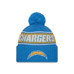 Caps* Los Angeles Chargers 2024 Cold Weather Sport Pom Knit Hat - KTGCaps - Baseball caps for various teams, purchased online at a discount