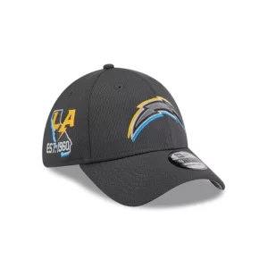 Caps* Los Angeles Chargers 2024 Draft 39THIRTY Stretch Fit Hat - KTGCaps - Baseball caps for various teams, purchased online at a discount