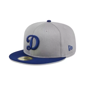 Caps* Los Angeles Dodgers 2024 Batting Practice Gray 59FIFTY Fitted Hat - KTGCaps - Baseball caps for various teams, purchased online at a discount