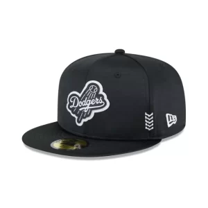 Caps* Los Angeles Dodgers 2024 Clubhouse Black 59FIFTY Fitted Hat - KTGCaps - Baseball caps for various teams, purchased online at a discount