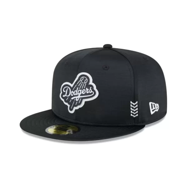 Caps* Los Angeles Dodgers 2024 Clubhouse Black 59FIFTY Fitted Hat - KTGCaps - Baseball caps for various teams, purchased online at a discount