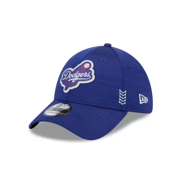 Caps* Los Angeles Dodgers 2024 Clubhouse 39THIRTY Stretch Fit Hat - KTGCaps - Baseball caps for various teams, purchased online at a discount
