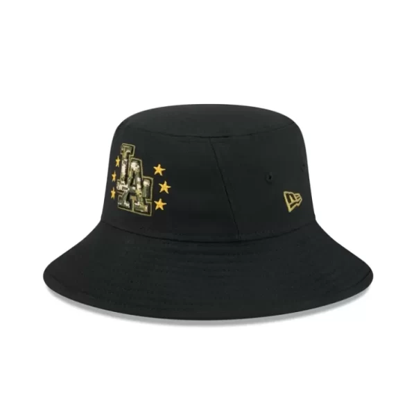 Caps* Los Angeles Dodgers Armed Forces Day 2024 Stretch Bucket Hat - KTGCaps - Baseball caps for various teams, purchased online at a discount