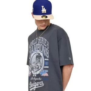 Caps* Los Angeles Dodgers Black Sport Classics TShirt - KTGCaps - Baseball caps for various teams, purchased online at a discount