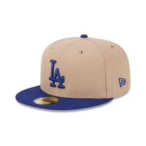 Caps* Los Angeles Dodgers Camel 59FIFTY Fitted Hat - KTGCaps - Baseball caps for various teams, purchased online at a discount