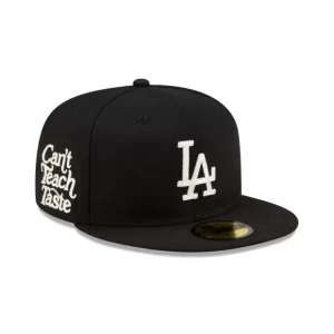 Caps* Los Angeles Dodgers Cant Teach Taste Black 59FIFTY Fitted - KTGCaps - Baseball caps for various teams, purchased online at a discount