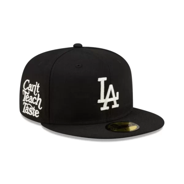 Caps* Los Angeles Dodgers Cant Teach Taste Black 59FIFTY Fitted - KTGCaps - Baseball caps for various teams, purchased online at a discount
