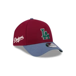 Caps* Los Angeles Dodgers Cherry 9FORTY AFrame Snapback Hat - KTGCaps - Baseball caps for various teams, purchased online at a discount