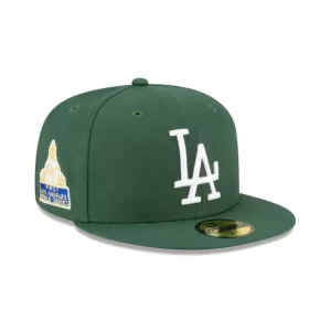 Caps* Los Angeles Dodgers Color Flip Green 59FIFTY Fitted Hat - KTGCaps - Baseball caps for various teams, purchased online at a discount