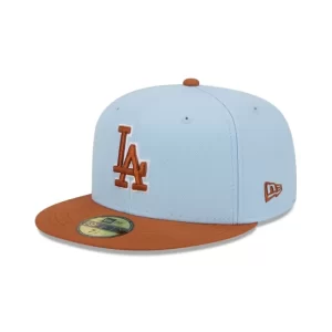 Caps* Los Angeles Dodgers Color Pack Glacial Blue 59FIFTY Fitted Hat - KTGCaps - Baseball caps for various teams, purchased online at a discount