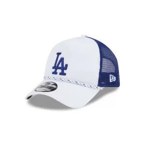 Caps* Los Angeles Dodgers Court Sport 9FORTY AFrame Trucker Hat - KTGCaps - Baseball caps for various teams, purchased online at a discount