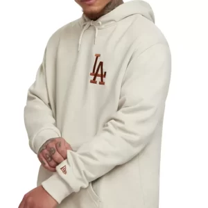 Caps* Los Angeles Dodgers Essential White Hoodie - KTGCaps - Baseball caps for various teams, purchased online at a discount