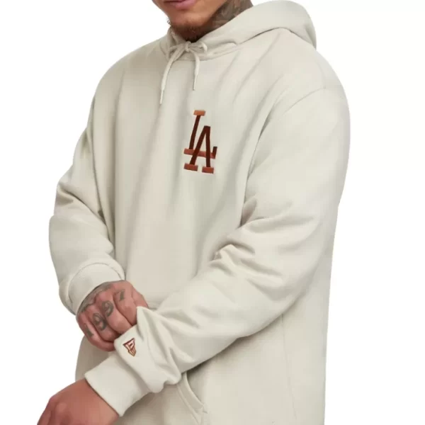 Caps* Los Angeles Dodgers Essential White Hoodie - KTGCaps - Baseball caps for various teams, purchased online at a discount