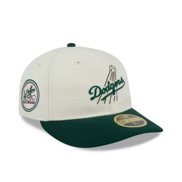 Caps* Los Angeles Dodgers Forest Visor Retro Crown 59FIFTY Fitted Hat - KTGCaps - Baseball caps for various teams, purchased online at a discount